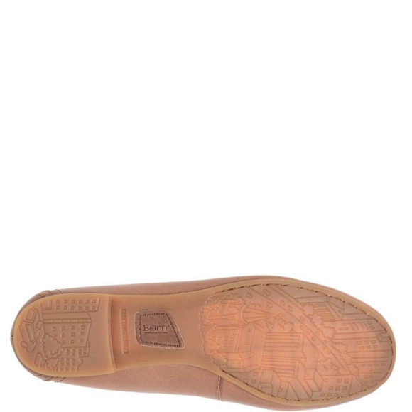 Born Julianna Mid Brown Leather Ballet Slides - Picture 12 of 16